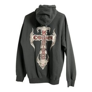 Counts Kustoms Mens Hoodie Sweatshirt Pullover Grunge Streetwear Utility Moto L